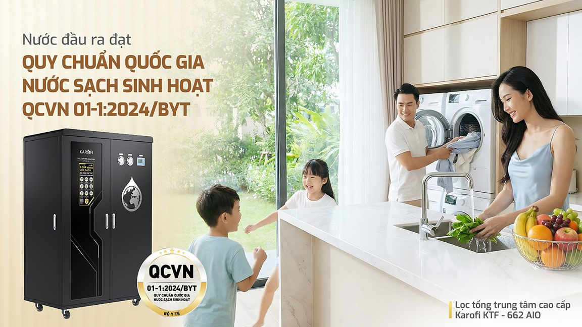 Máy lọc nước tổng đầu nguồn Karofi KTF- 662